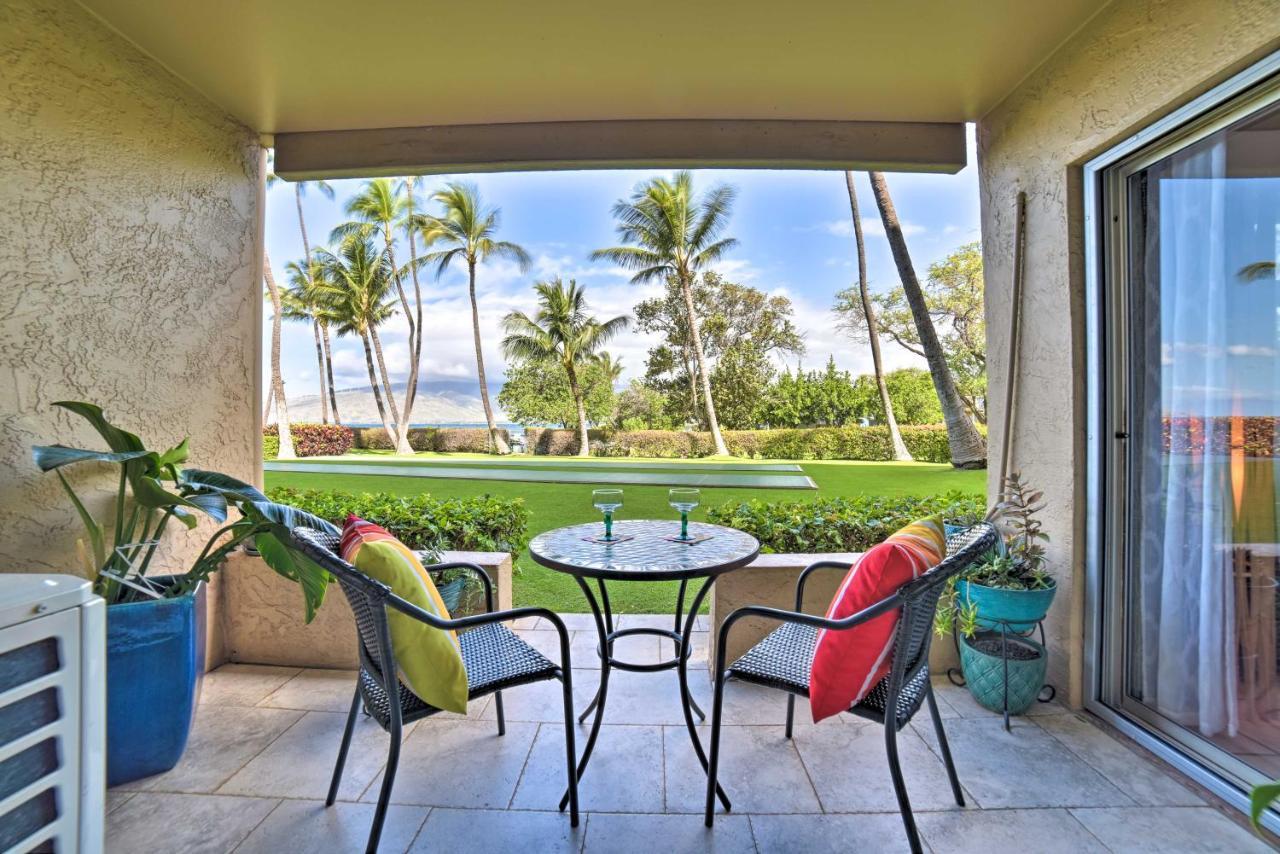 Ocean-View Kihei Condo With Lanai Steps To Beach! Екстериор снимка